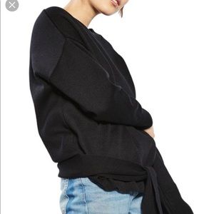 Topshop black oversized sweater
